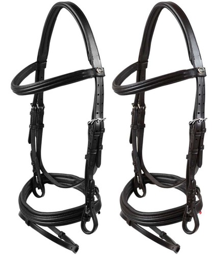 Bridon cuir bombé sans - bridon, en