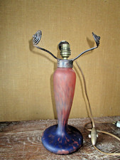 Pied de lampe en pate de verre
