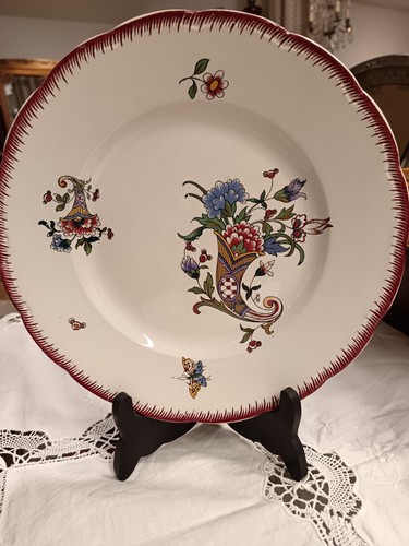 Assiette ancienne faience - assiette,