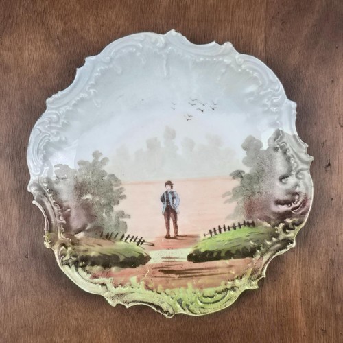 Assiette décorative ancienne