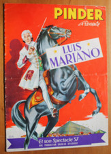 Programme Cirque Pinder 1957