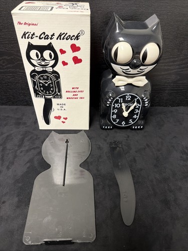 Kit cat klock classic black - cat,