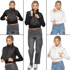 Enzo Gilet Puffer Femme Veste D'Hiver Chaud Bodywarmer