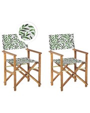 Lot de 2 Chaises Pliables Bois