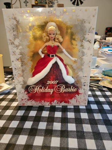 2007 holiday barbie collector - barbie,