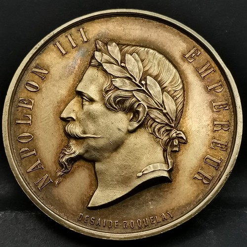 Medaille 1868 vermeil - medaille, argent
