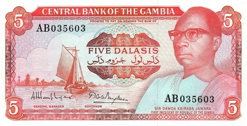 Gambia dalasis 1987 9a - gambia, 5