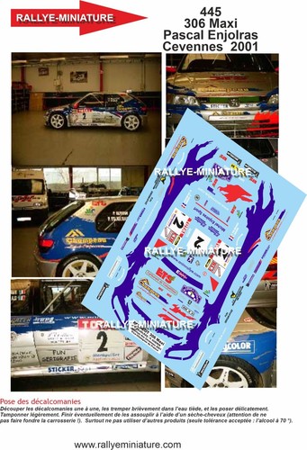 Decals ref 0445 - ref, peugeot