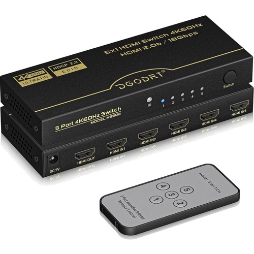 Switch hdmi 60hz entrées - switch, 4k