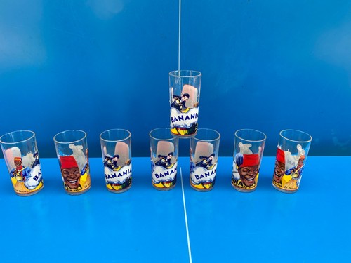 Lot verre banania - lot, 8