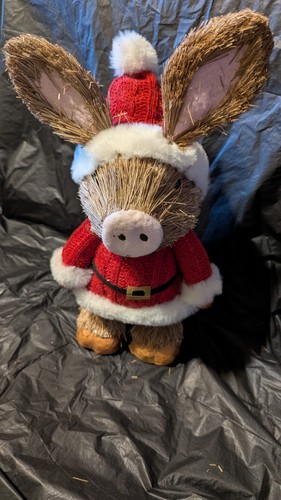 Red shed santa pig table - shed,