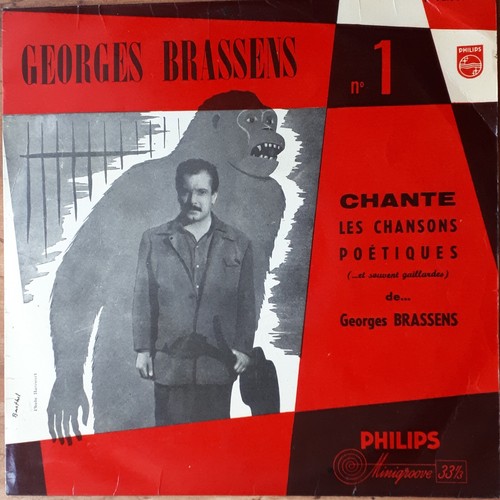 Georges brassens 25cm - brassens, n°1