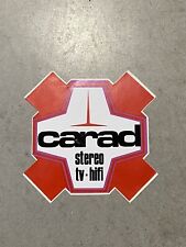 autocollant vintage Carad