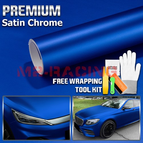 Satin chrome blue matte - chrome】,