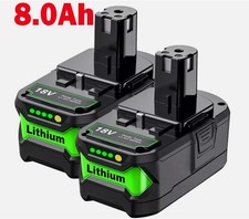 2 Packs 8.0Ah 18 Volt High