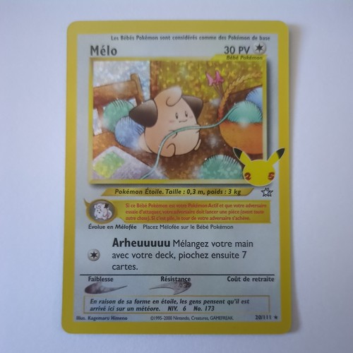 Carte pokémon mélo - pokémon,