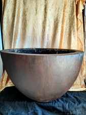 POT EN TRONC DE COCOTIER 40CM HAUT DIAM:60CM 