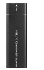 Boitier  Externe Noir USB 3.1  pour SSD NVMe avec Cable USB 3.1/C