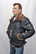 Veste Bomber B3 En Cuir De