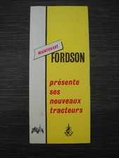 CATALOGUE/BROCHURE GAMME TRACTEUR FORDSON DEXTA ET SUPER MAJOR - 1961