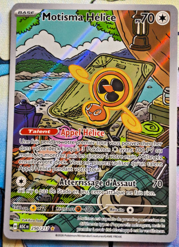 Carte pokémon motisma - pokémon, hélice