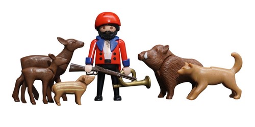 Playmobil personnage chasseur