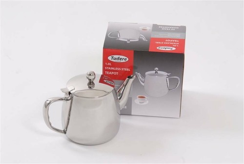 Théière litre en acier - 1,0,