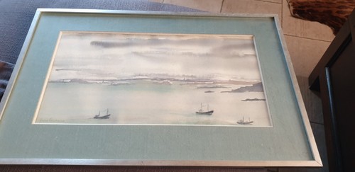 Aquarelle bord mer - aquarelle, anne