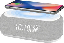 Réveil Numérique, Réveil Audio Numérique Bluetooth - 9 Couleurs De Veilleuse, Ha