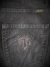 PANTALON JEAN 1/3 - 2/3 - TRUSSARDI - UK SIZE 32 - 42