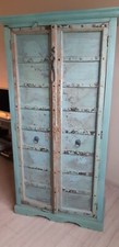 Armoire indienne bleue/vert
