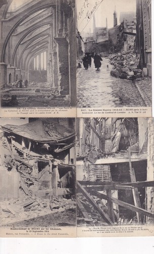 Lot postcards - 4,