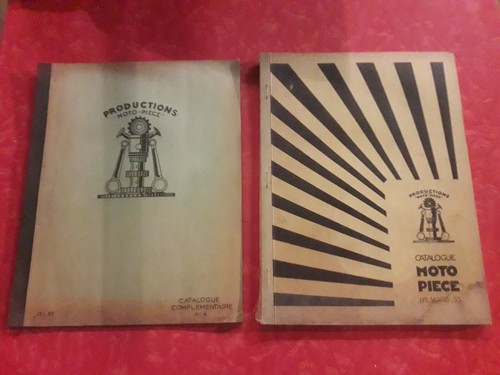 Deux catalogues pièces - deux, moto