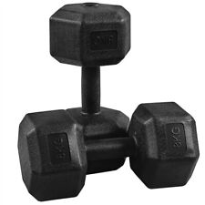 Lot de 2 Halt��res Musculation Fitness Hexagone �� Domicile Poids 2x4kg/6kg/8kg