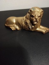 STATUETTE LION EN BRONZE -