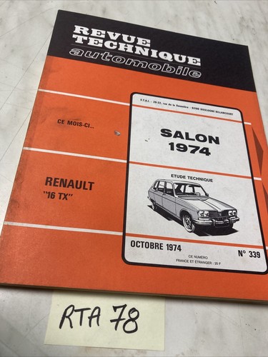 Renault r16tx r16 revue - r16,