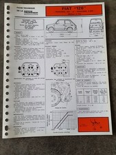 FICHE TECHNIQUE AUTOMOBILE FIAT 126