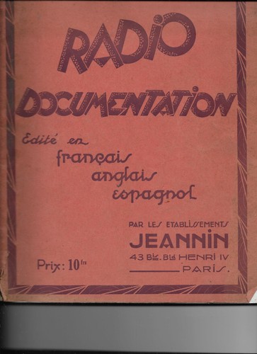 Catalogue jeannin années - catalogue, jeannin.