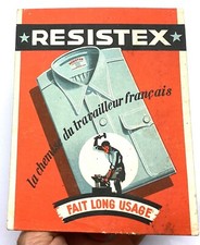 CARTON RESISTEX LA CHEMISE DU TRAVAILLEUR FORGERON THE BLACKSMITH WORKER’S
