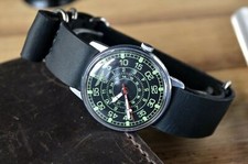 Pobeda Naval Aviation Vintage Hommes Poignet Montre 1960s Russie Rare Entretenu