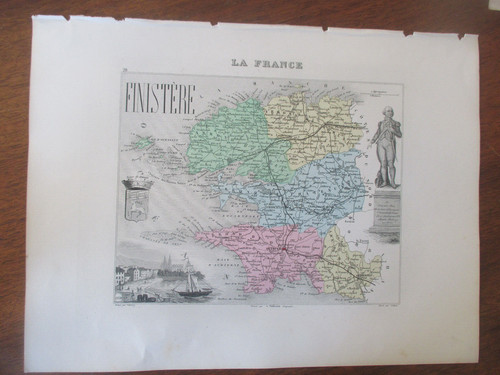 Ancienne carte migeon - carte,