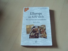 livre L'EUROPE AU XIXème