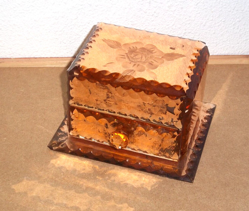 Boite bijoux coffret faces - bijoux,