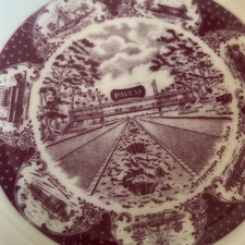 Cendrier publicitaire Verbano Porcelaine Made In Italy