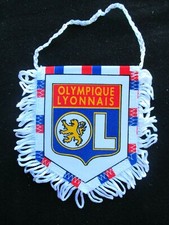 LYON OL OLYMPIQUE LYONNAIS  fanion wimpel pennant football ancien annees 90