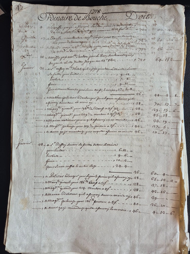 Feuilles 1718 registre - 1718,