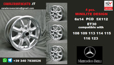 4 jantes Minilite pour 14