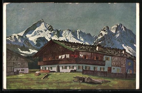 Carte postale artiste - carte,