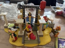 Scene Diorama Asterix Cléopâtre Happy Meal MacDo Complet