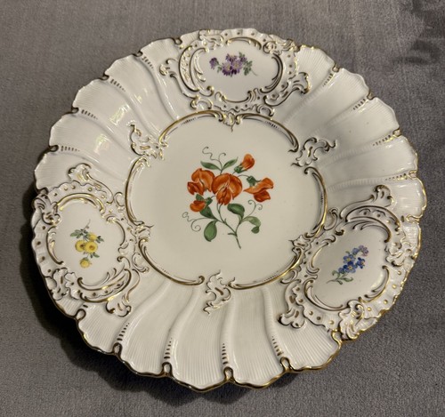 Meissen porcelain prunkteller - meissen,